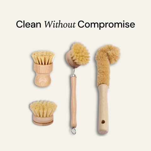 Core Collection | 5-Piece Bamboo Kitchen Brush Set